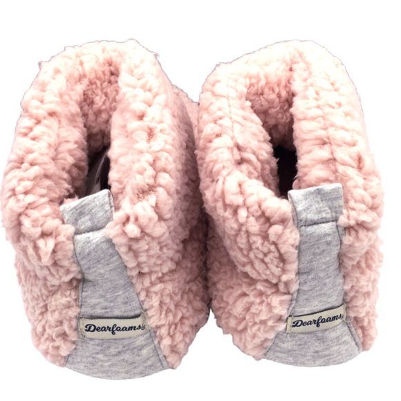 NWT Dearfoam Pink Bootie Slippers S, M - Picture 3 of 3